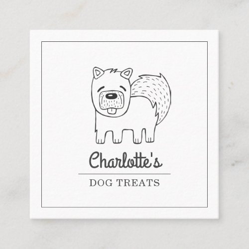 Cute Dog Bakery Business Card