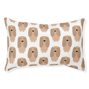 Cute Dog Bed, Buff Cocker Spaniel Pet Bed