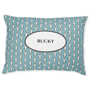 Cute Dog Bed, Siberian Husky Personalized Pet Bed