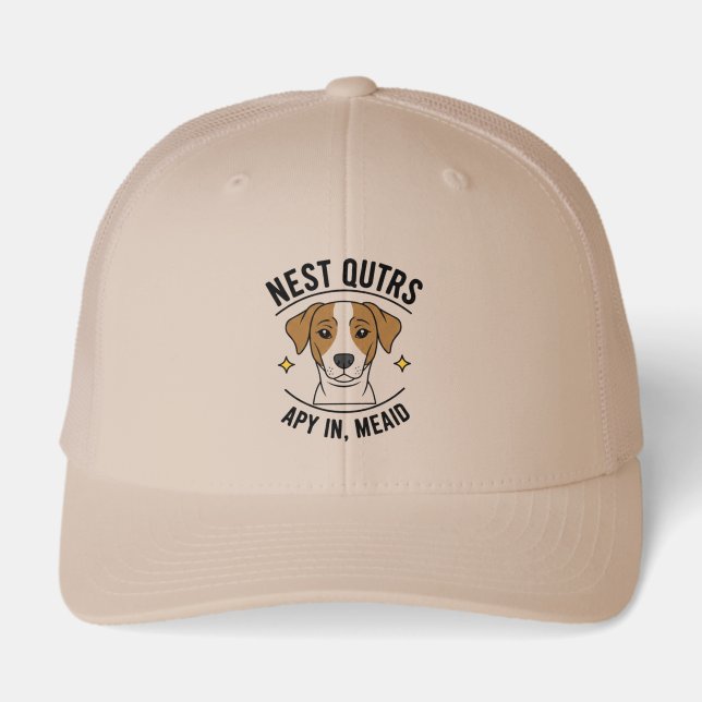 Cute Dog Best Friends Retro Trucker Snapback (Front)
