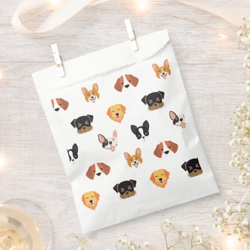 Cute Dog Birthday Party Favor Bag