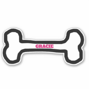 Cute Dog Bone Sticker