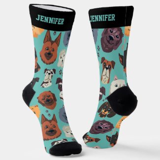 Cute Dog Breed Pattern Puppy Lover Dow Owner