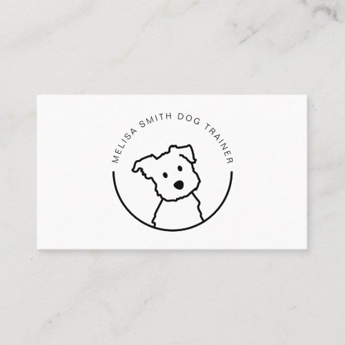 Cute Dog Business Card