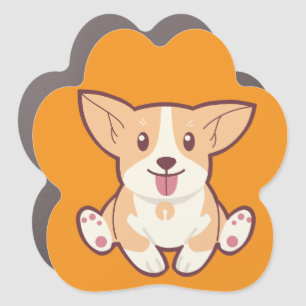 Cute Dog Car Magnet