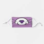 Cute Dog Cartoon Mouth Kids' Cloth Face Mask (Front, Folded)