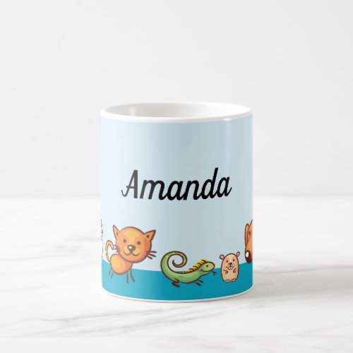 Cute Dog Cat Pet Personalized Coffee Mug