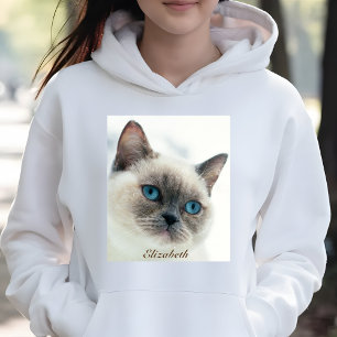 Cute Dog Cat & Pet Photo Personalized Hoodie