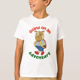 Cute Dog Character Fun Cartoon Puppy Kids T-Shirt
