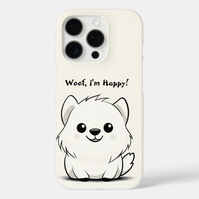 Cute Dog Character Phone Case (Back)