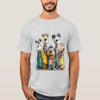 Cute dog characters T-Shirt
