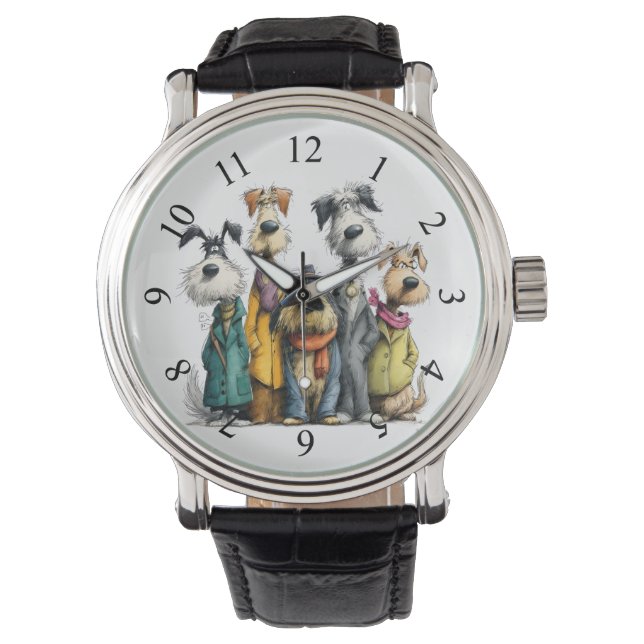 Cute dog characters watch (Front)