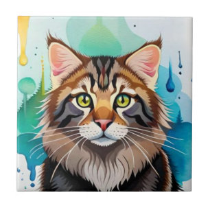 Cute dog close up mini clipboard ceramic tile