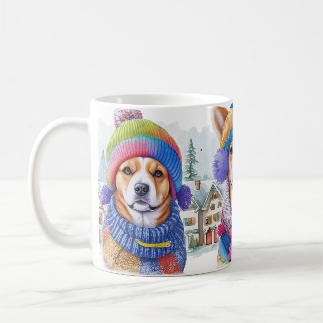 Cute dog coffee mug (Left)