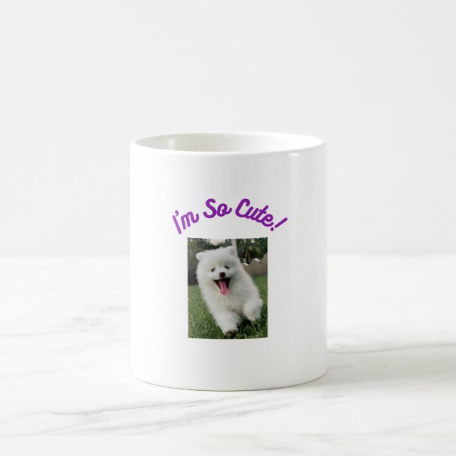 Cute Dog  Coffee Mug (Center)