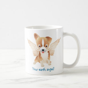 Winged Angel Dog Extra Large Coffee Mug