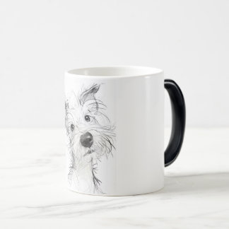 Cute Dog Color Morph Mug