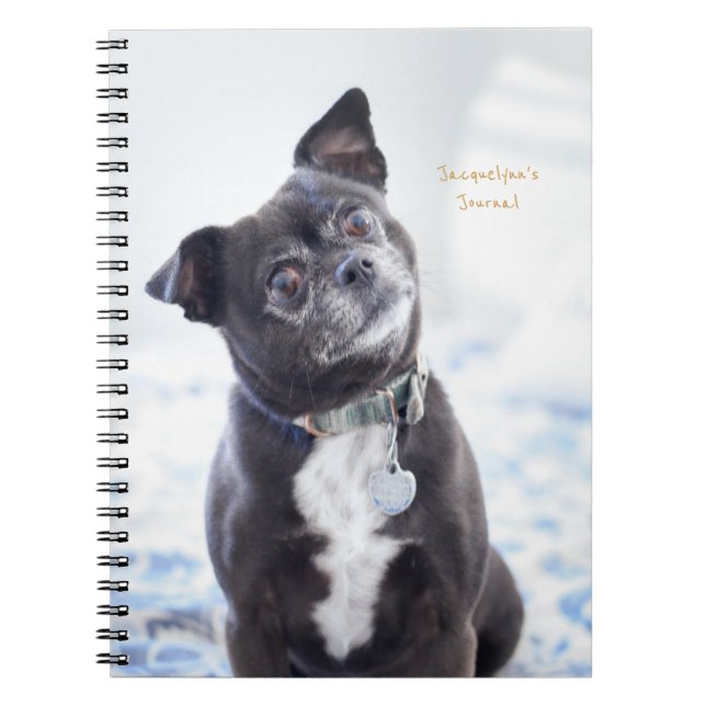 Cute Dog Custom Journal (Front)