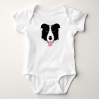 Cute dog design. baby bodysuit