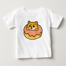 Cute Dog Donut T-Shirt – Kawaii Puppy Gift