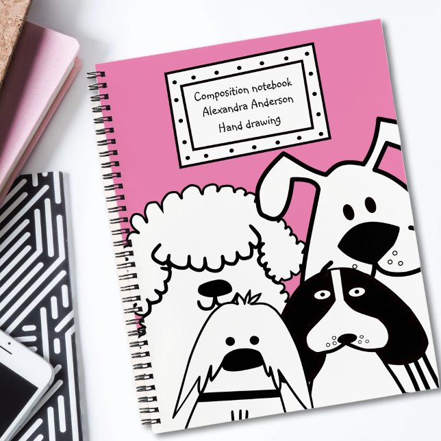 Cute Dog Doodle Notebook (Creator Uploaded)