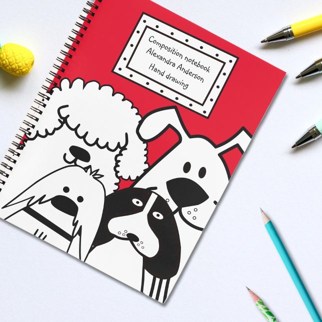 Cute Dog Doodle Notebook (Creator Uploaded)