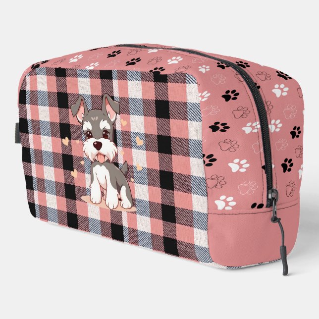 Cute Dog Dopp Kit (Right Corner)