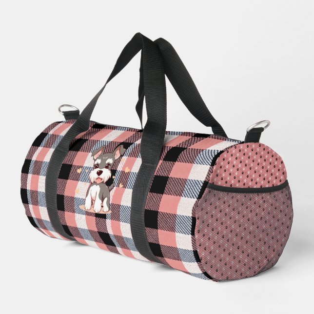 Cute Dog Duffle Bag (Right Corner)