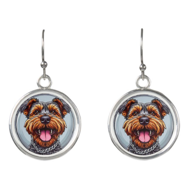 Cute Dog Earrings (Front)