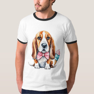 Cute dog eating ice cream T-Shirt