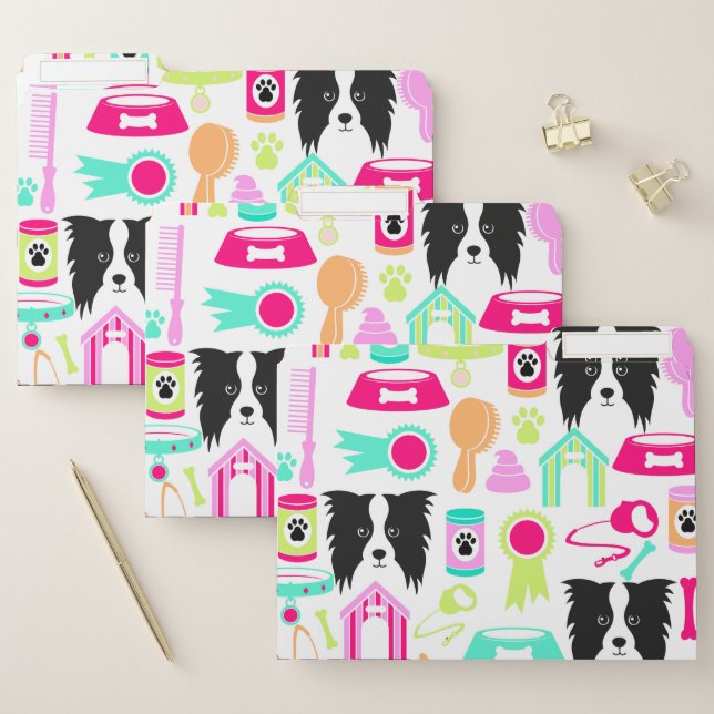 Cute Dog Elements File Folder (Set)