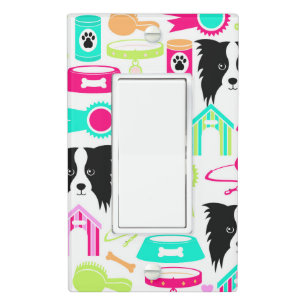 Cute Dog Elements Light Switch Cover