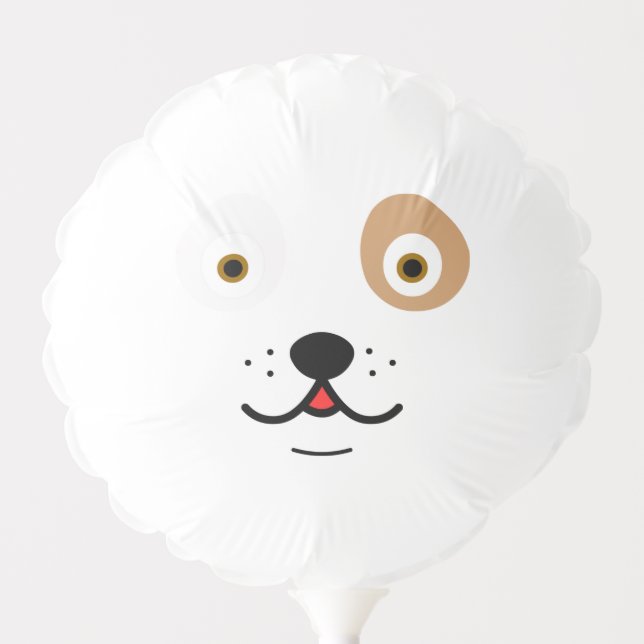 Cute dog face balloon (Front)