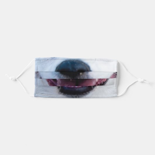 Cute Dog Face Mask (Front, Folded)