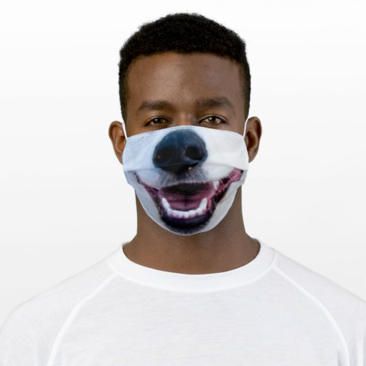 Cute Dog Face Mask (Worn)
