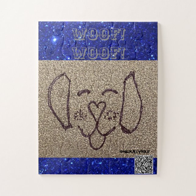 CUTE DOG FACE PUZZLE (Vertical)