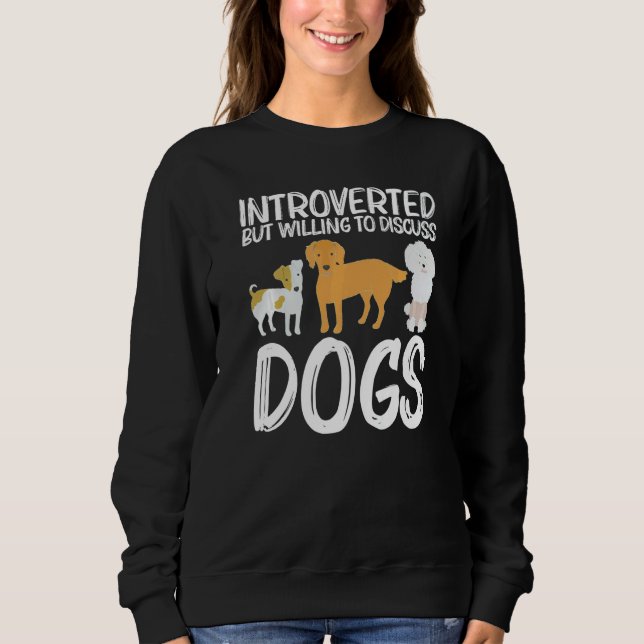 Cute Dog For Men Women Puppy Pet Animal Breed Sweatshirt (Front)