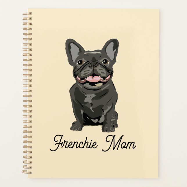 Cute dog, French bulldog Planner (Front)