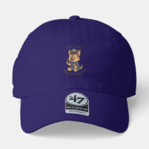 Cute Dog Future Police Officer Theme 47 Brand Hat