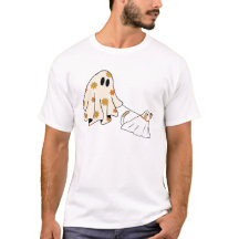 Cute Dog Ghost Retro Halloween