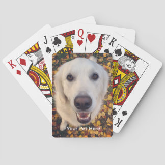 Cute dog gift for pet parents poker cards