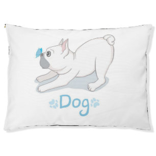 Cute Dog Gift Funny Dog With Butterfly Pet Bed