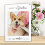 Cute Dog Grandma Personalized Pet Photo Birthday  Holiday Card