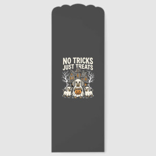Cute Dog Halloween No Tricks Just Treats_1 Bookmarks