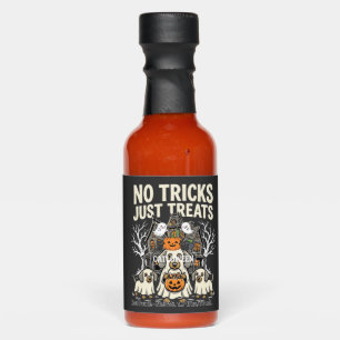 Cute Dog Halloween No Tricks Just Treats_1 Hot Sauces