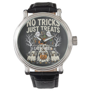 Cute Dog Halloween No Tricks Just Treats_1 Watch