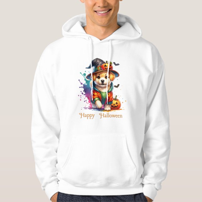 Cute Dog-Halloween party 2 Hoodie (Front)