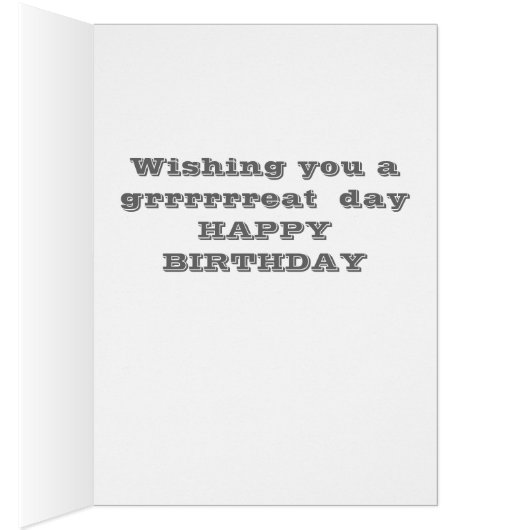 cute dog happy birthday from both of us card (Inside (Right))