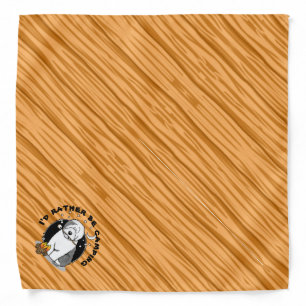 Cute Dog Hiker Camper Old English Sheepdog Gray 1 Bandana