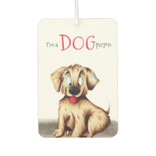 Cute Dog Illustration Air Freshener